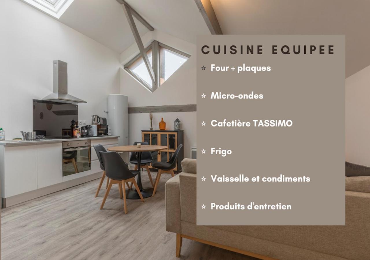 Atypique - 2 Chambres Avec Salles De Bains, Cuisine Equipee, Parking Gratuit Castelsarrasin Dış mekan fotoğraf